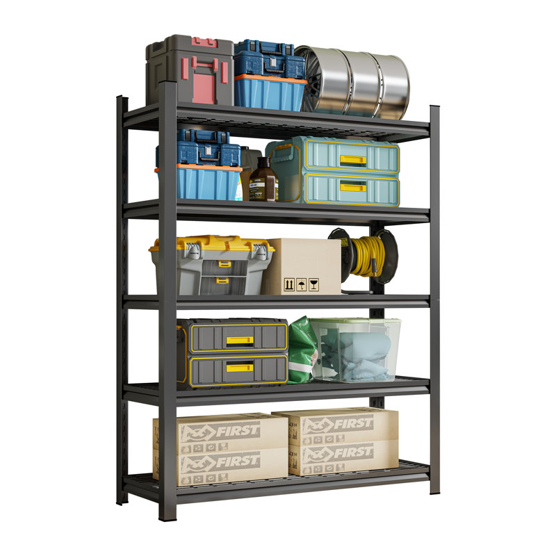 Garage Five Story Shelf, 71.2" H x 47.24" W x 23.62" D