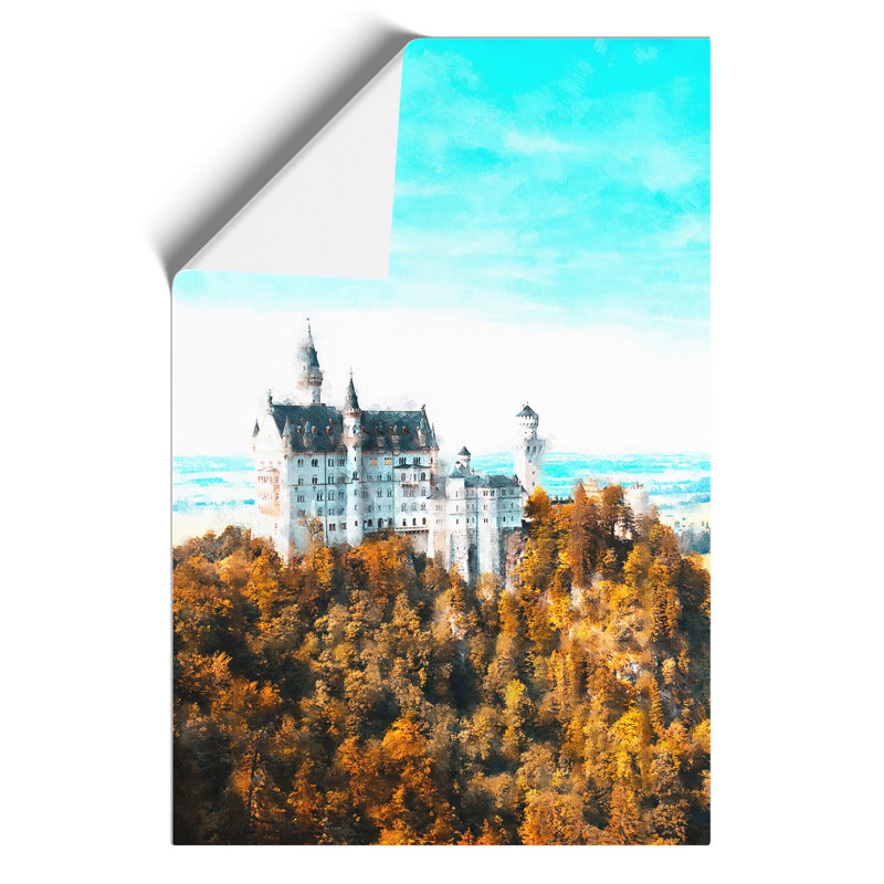 The Neuschwanstein Castle In Germany - No Frame Print, 59cm H x 42cm W x 0.1cm D