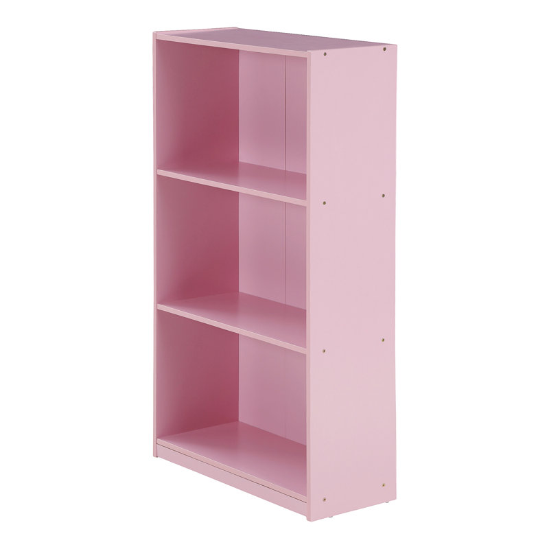Barhorst 100.3cm H x 55.2cm W Standard Bookcase, Pink
