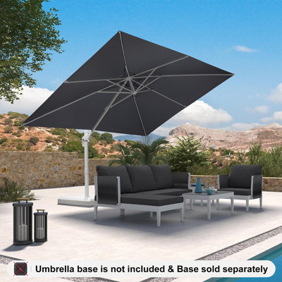 274cm X 335cm Rectangular Cantilever Parasol