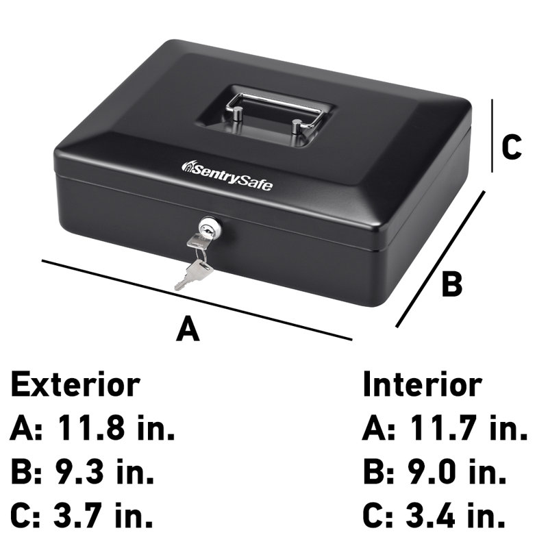 Sentry Safe Steel Cash Tray