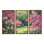 Lilacs jardins dans la campagne française IV - ensemble de reproductions d'art lilas