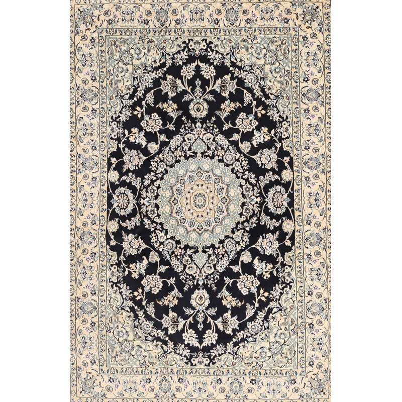 Tapis traditionnel gris / beige Debellis, Rectangle 4 pi x 6 pi