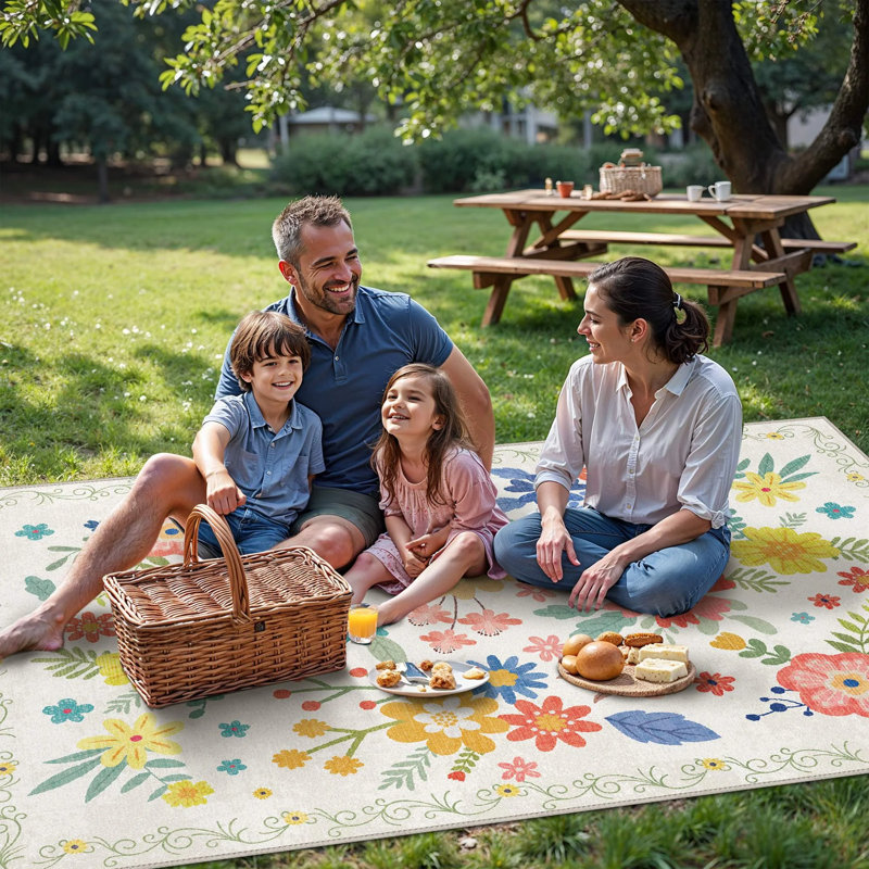 Tapis d'extérieur lavable Aloha, Rectangulaire 8 pi x 10 pi
