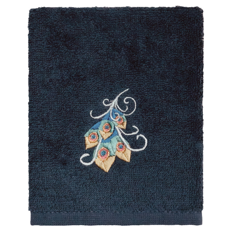 100% Turkish Cotton Washcloth, Navy