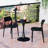Outdoor Stacking Dining Side Chair-1400516598