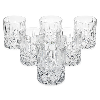 Hudson 270ml Crystal Whiskey Glass Set