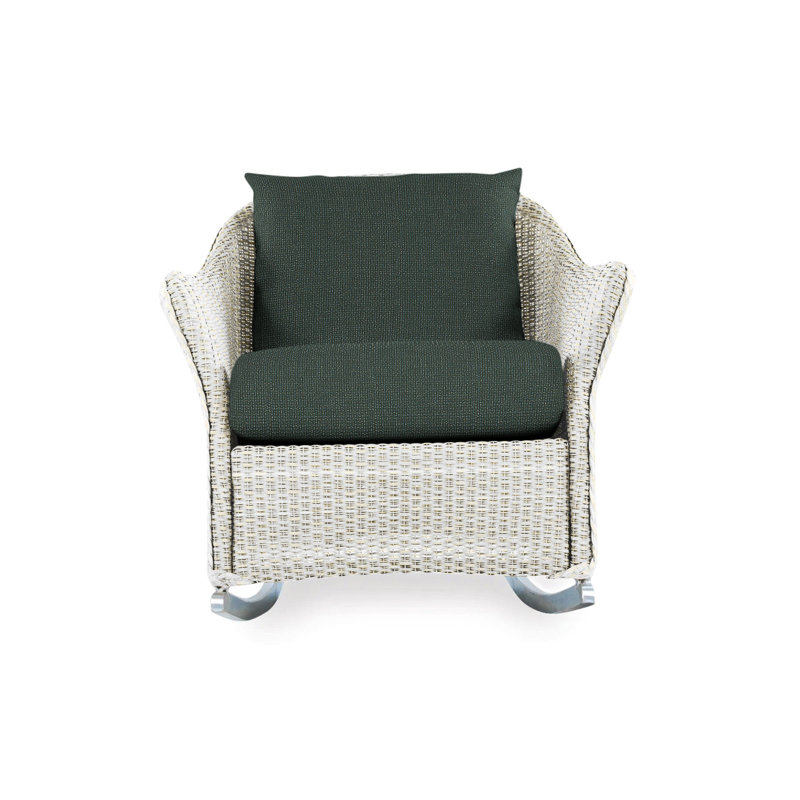 Weekend Retreat Outdoor Rocker Chair, Remy Cloud, Antique White