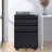 3 Drawer Mobile File Cabinet With Lock,Metal Filing Cabinets For Home Office Organizer Letters/Legal/A4,Fully Assembled