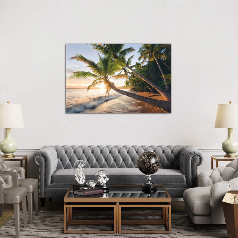 Secret Beach, Caribbean by Stefan Hefele - Print on Canvas, 66.04 cm H x 45.72 cm W x 1.91 cm D, Wrapped Canvas