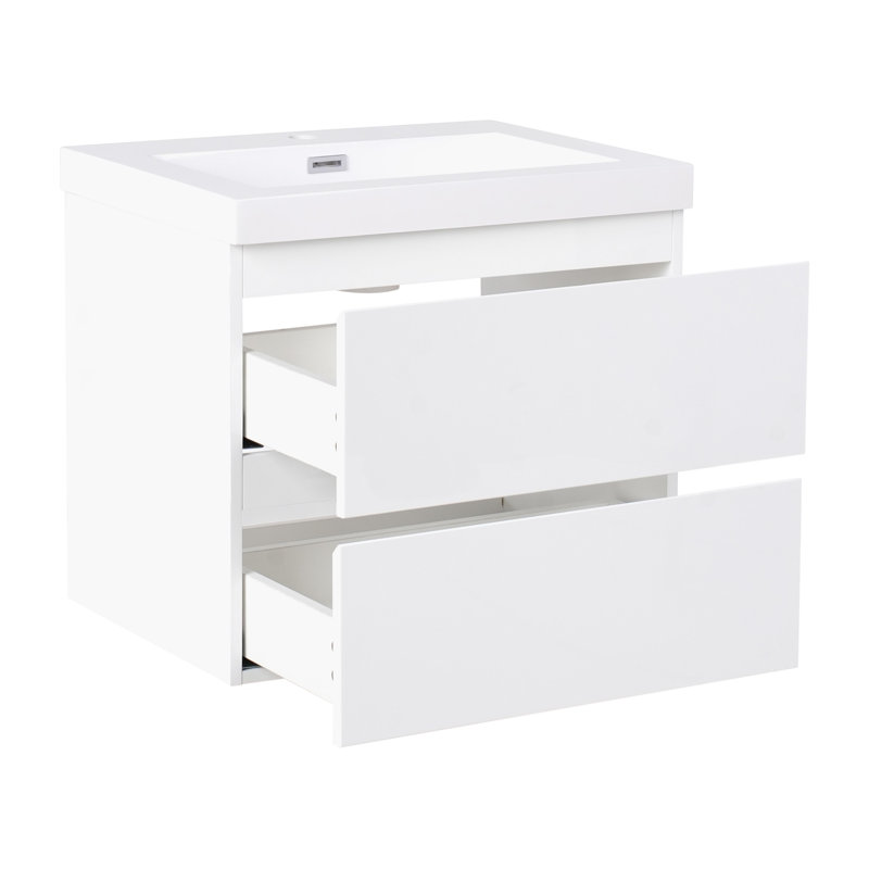 Napa 60.00mm Single Bathroom Vanity with Basin, White