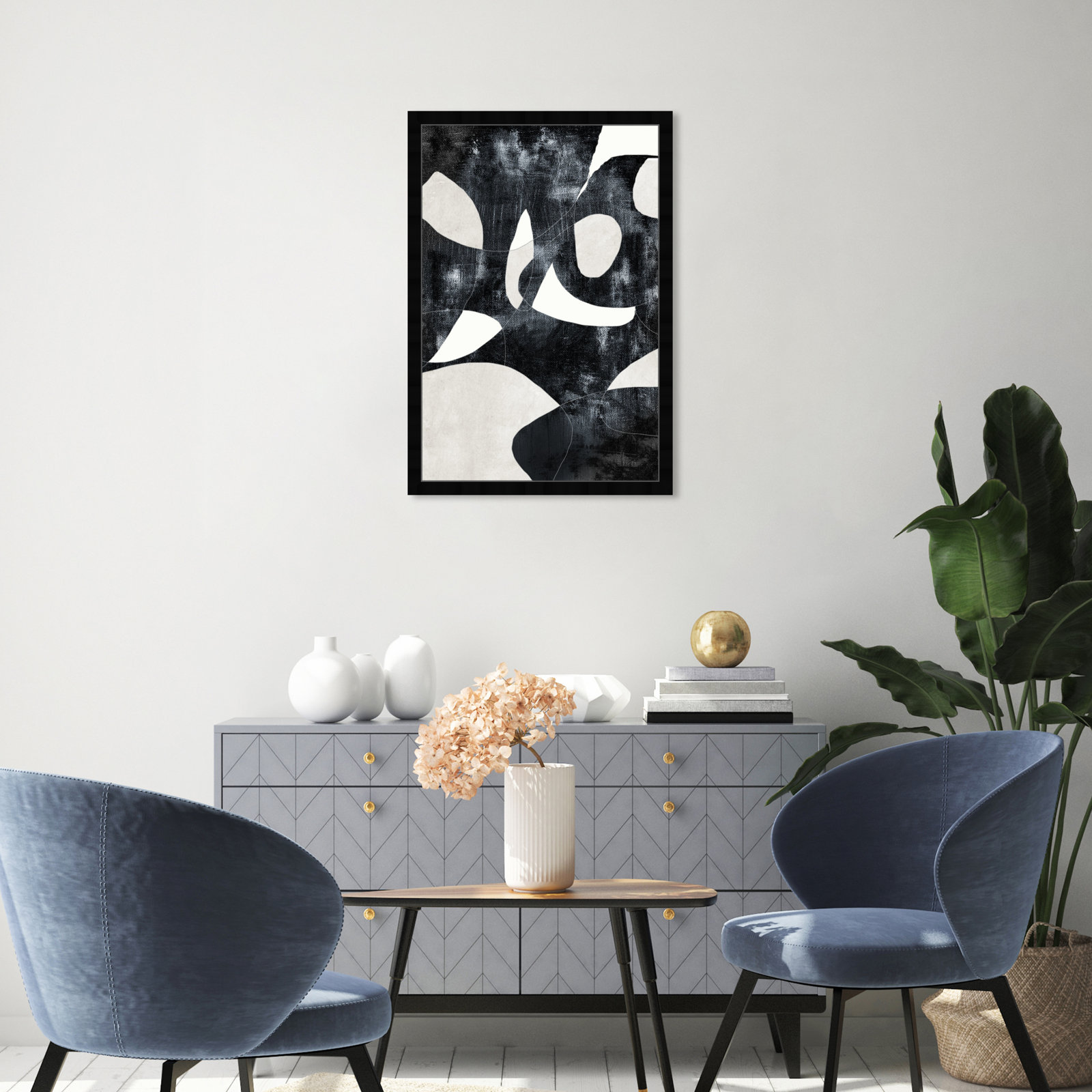 All of Me Print by Oliver Gal, 32" H x 22" W, Black Framed
