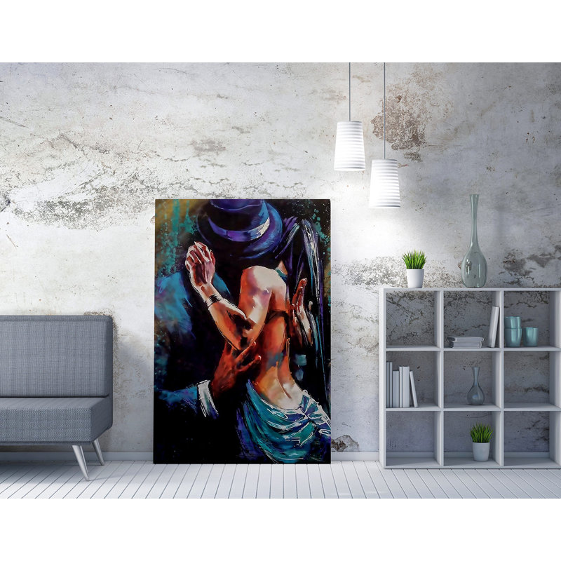 Superbe peinture sur toile décorative de 19,7 po x 27,6 po | 50% coton / 50% polyester, impression numérique sur toile | Cadre en bois élégant (0,8 x 1,2 pouces) | Parfait pour le salon, la chambre à coucher et le bureau