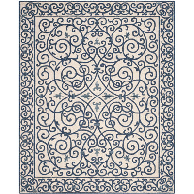 Brayton Hand Hooked Wool Pile Oriental Rug