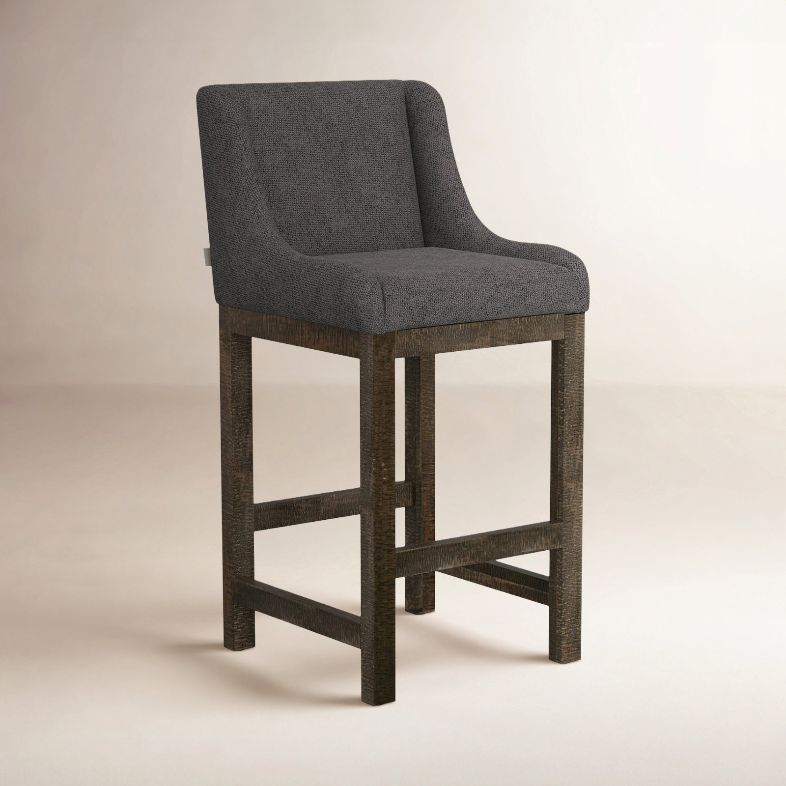 Cabo " Bar Stool, Gray, Bar Stool (30” Seat Height)