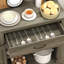 Buffet HOMcom, armoire de rangement de style café avec tiroir, armoire d'appoint avec portes doubles et tablette réglable