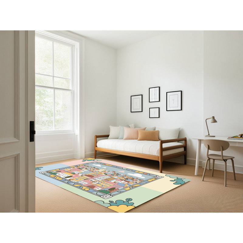 Tapis East Urban Home City, Rectangulaire 2 pi x 3 pi