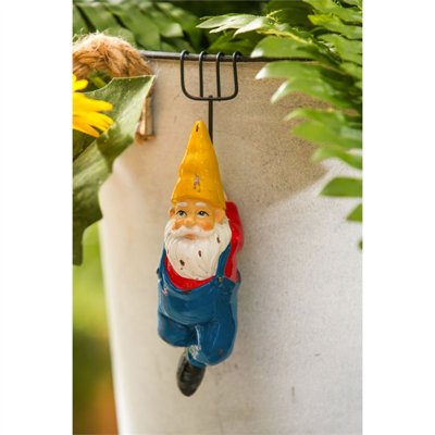 Statue gnome percher