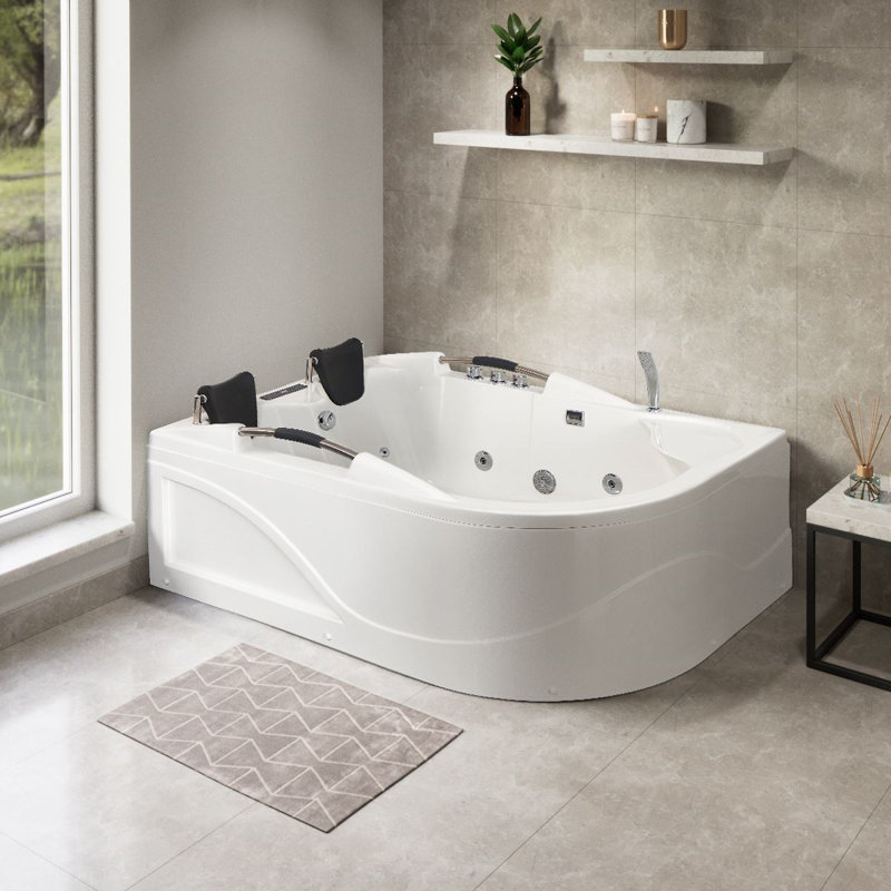 1800mm x 1200mm Freestanding Acrylic Bathtub, Left