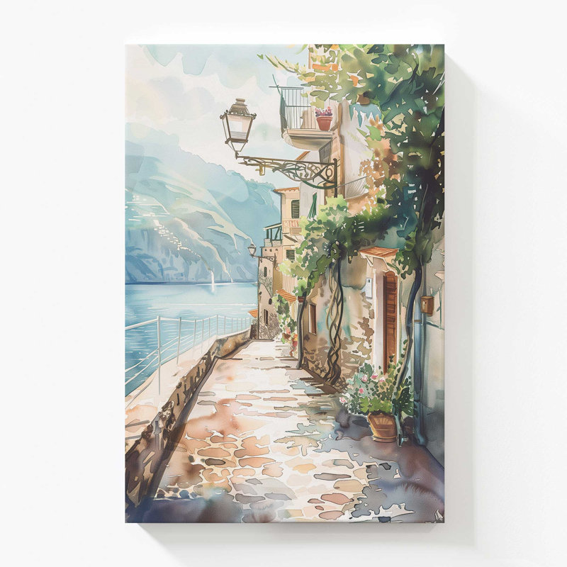 Coastal Greeting v2, grande impression sur toile, H 54 po x l 36 po