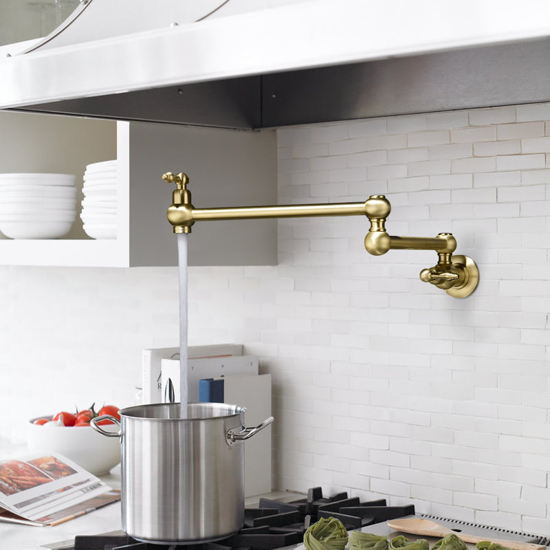 FORCLOVER Kitchen Faucet, Gold