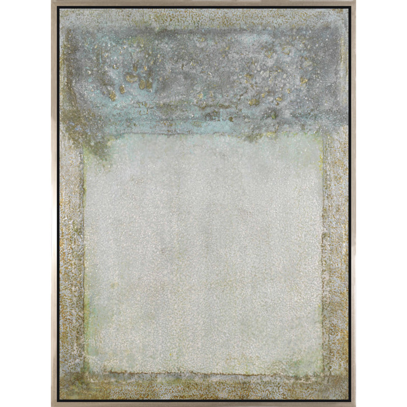 Différents coups - Peinture sur toile à cadre flottant, H 48 po x l 36 po