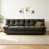 Tissu gris foncé