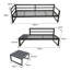 Anessah 192cm Wide L-Shaped Aluminum Patio Sofa with Cushions
