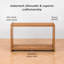 Console en bois massif 48 po Nerys