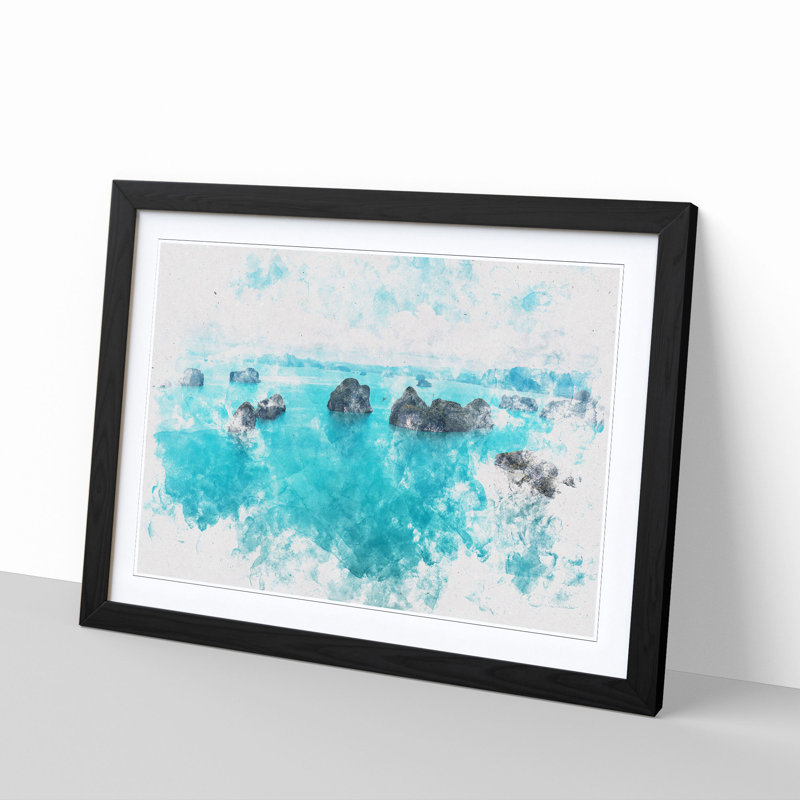 Ko Hong in Thailand - Picture Frame Painting Print, Black Framed, 62cm H x 87cm W x 2cm D