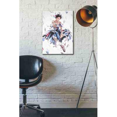 'Ballerina' by Alexander Gunin, Canvas Wall Art