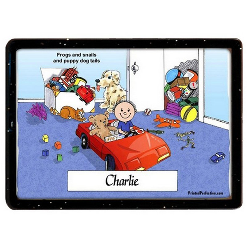 Magnet personnalisé en acrylique pour chambre de petit garçon - un cadeau génial!, Oui