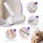 Pupihom 2-in-1 Pet Hair Removal Brush - Effective Hair Remover For Dog And Cat Fur, Lint, And Upholstery - Reusable Grooming Tool To Uproot Hair From Carpet, Furniture, And Car