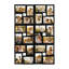 Cadre 24 photos, collage mural, noir-217719365