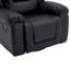 Fauteuil inclinable de cinéma maison 36,6 po en cuir végétalien