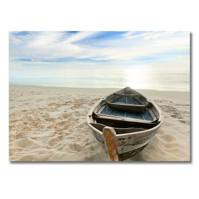 Boat On Beach Print