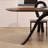 Jonta Ash Solid Wood Top Metal Base Dining Table-1905238815