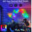10-Pack App-Controlled Music-Sync Modular Triangular LED Panels, RGB Multi-Color-291728389