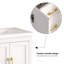 Meuble-lavabo blanc 60 po. Armoire de rangement abondante - 4 portes à fermeture douce et 5 tiroirs