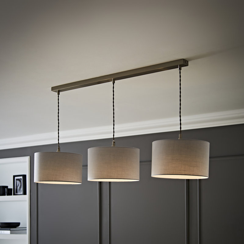 Albeiro 3 - Light Pendant, White, Chrome