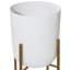 Grand support à fleurs rond en métal 2 pièces-817977834-908040109