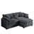 Oversized Modular Sectional Sofa With Movable Ottoman,80" Inch Modern Corduroy Sofa Lounge Set, Convertible L Shaped Couch For Living Room And Office-934833500