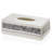 Brushed Nickel Tissue Box Cover