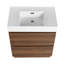 30" Bathroom Vanities with Single Sink Combo, Undermount Bathroom Sink Cabinet with Double drawer-110447417