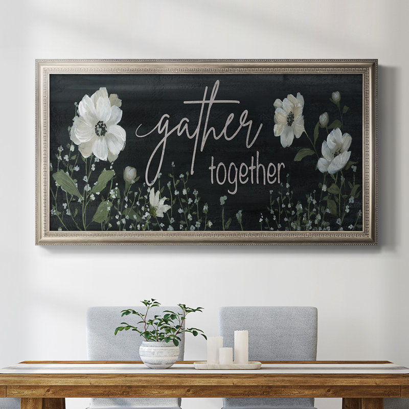 «Overholt Gather Together», cadre photo unique, impression sur toile, H 21 po x l 37 po x P 1 po