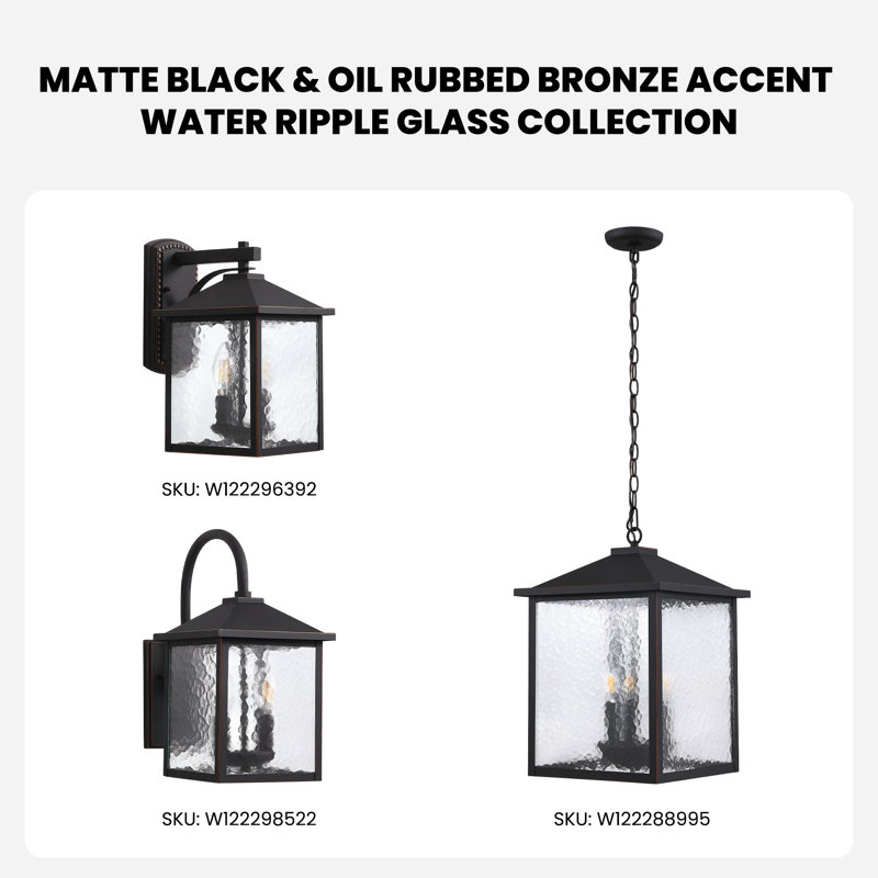 3 - Light Outdoor Hanging Lantern