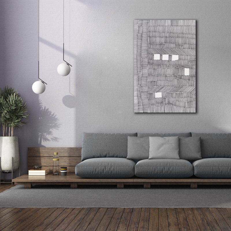 «Tedious I» par Regina Moore, H 60 po x l 40 po x P 1,5 po