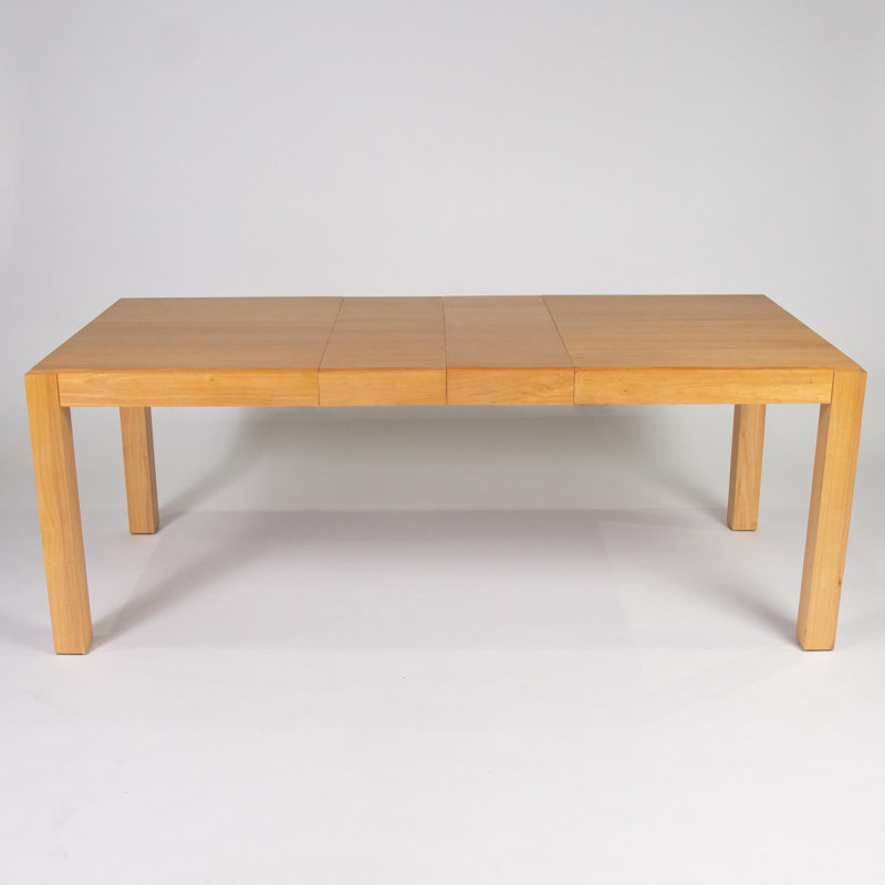 Aayushi Rectangular 200 Cm L x 90 Cm W Dining Table, Oak, H75 x L200 x W90cm