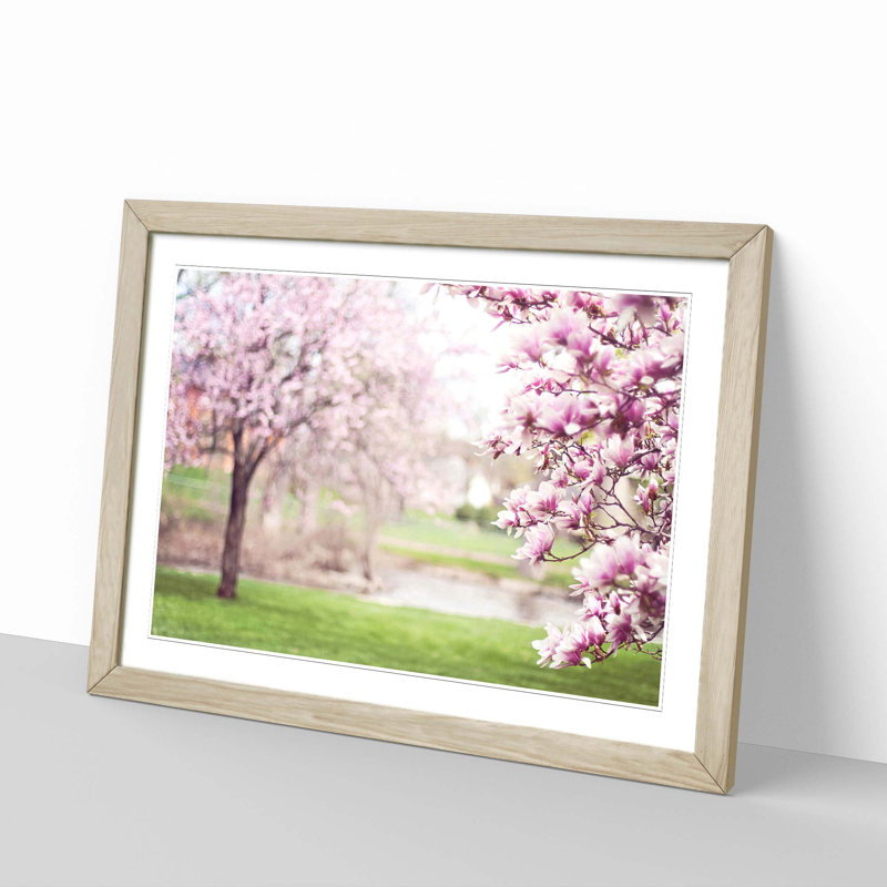 Single Picture Frame Print, Oak