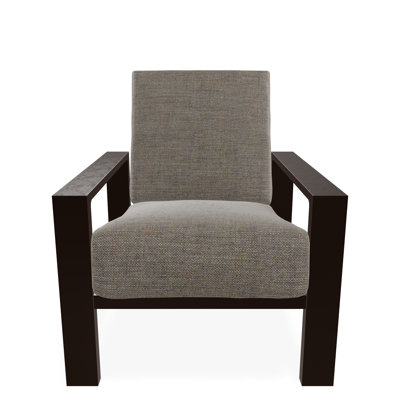 Chaise avec accoudoirs à coussin profond Larssen